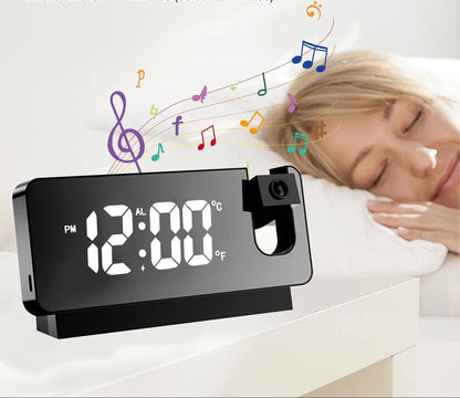 LED Digital Projection Alarm Clock Electronic Alarm Clock